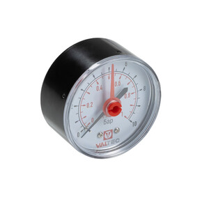 Манометр с осевым подключением 50 мм, 1/4", 0-6 бар, VALTEC VT.TM50.TC.02 - картинка 1