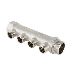 Коллектор 1" VALTEC наружная резьба, 4 выхода х 1/2" VTc.500.N.0604 - картинка 1