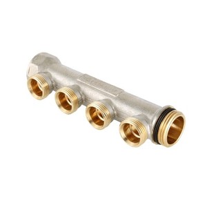 Коллектор 1", 2 выхода х 3/4"  с наружной резьбой под евроконус VALTEC VTc.500.NE.060502 - картинка 1