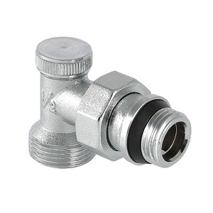 Клапан настроечный VALTEC угловой (с доп. уплотнением) 1/2"  Евроконус VT.019.NER.04 - картинка 1