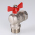 Кран шаровой 3/4" х 3/4", угловой с накидной гайкой и наружной резьбой (короткий) VT.267.NS.0505 - картинка 8