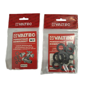 Набор прокладок размером 1/2" (4 шт.), 3/4" (4 шт.), 1" (2 шт.). VALTEC VT.KIT.7.0 - картинка 1