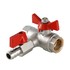 Кран шаровой с обратным клапаном и дренажом 1/2" VALTEC