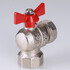 Кран шаровой 3/4" х 3/4", угловой с накидной гайкой и внутренней резьбой (короткий)  VT.266.NS.0505 - картинка 8